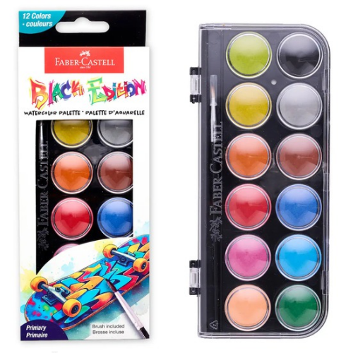 Black Edition Watercolor Palette