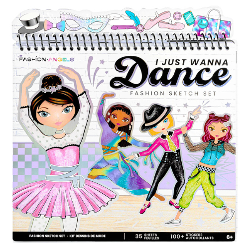 I Just Wanna Dance Fashion Sketch Set