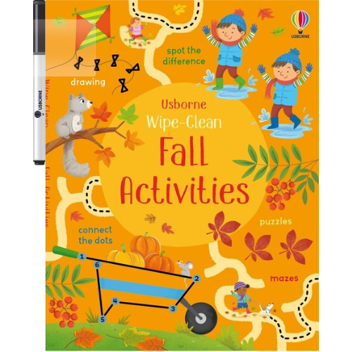Wipe-Clean Fall Activities