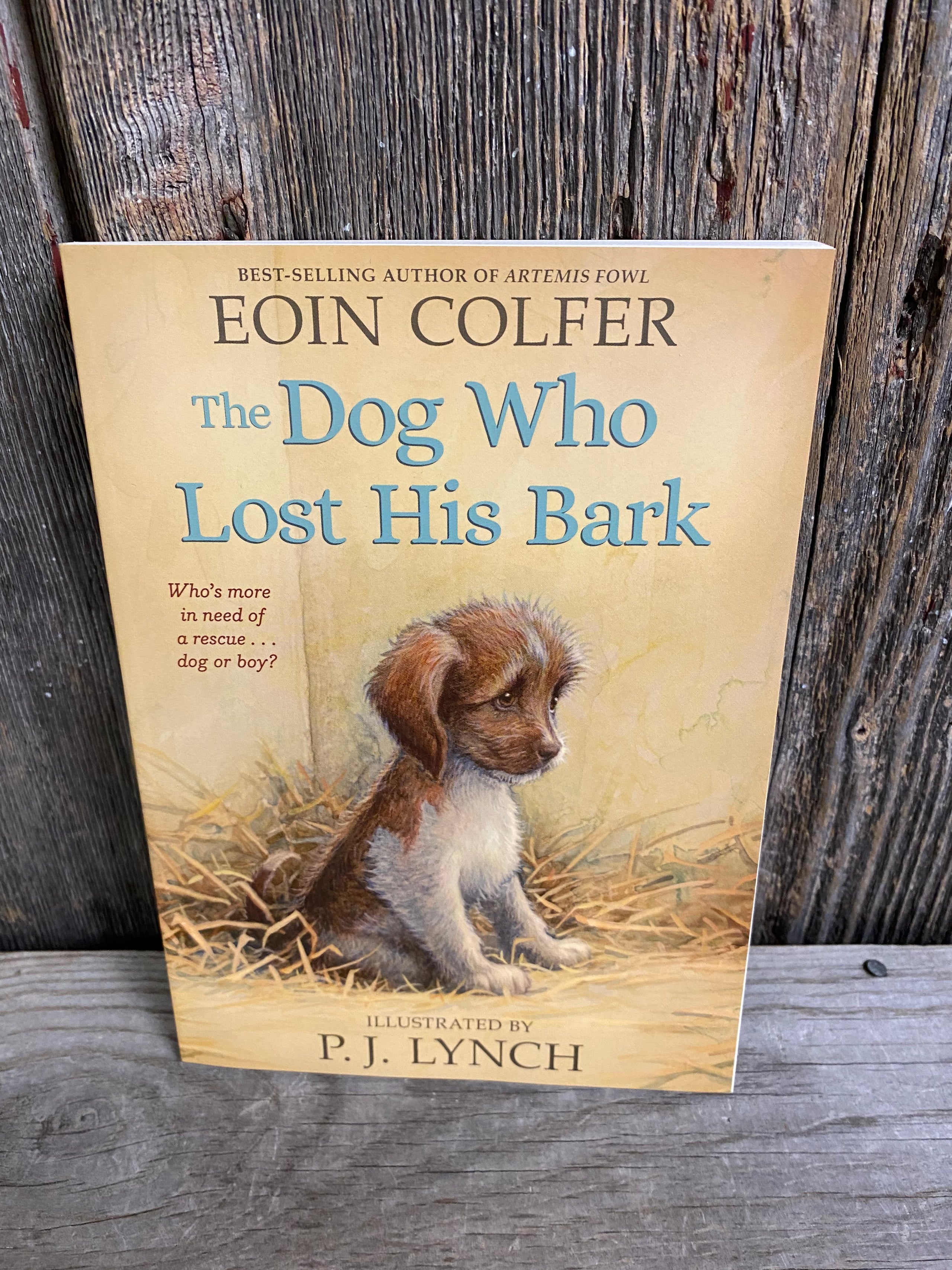 Dog lost his best sale bark